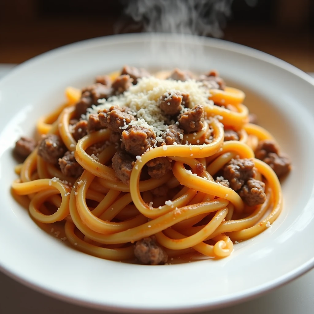 Pasta mit Ragù Bianco
