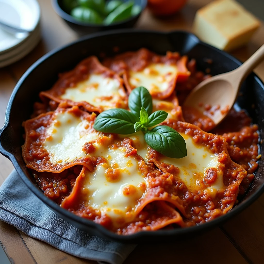 Pfannenlasagne