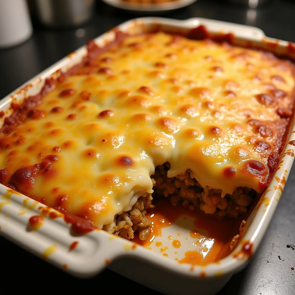 Rotkohlauflauf mit Rinderhackfleisch und Kartoffelpüree