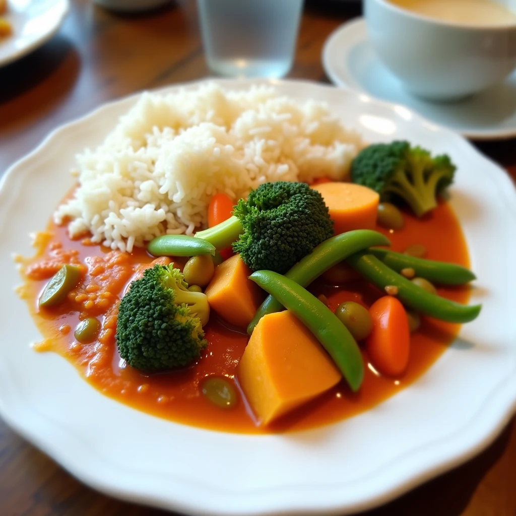 Thai-Gemüse-Curry mit Kokosmilch