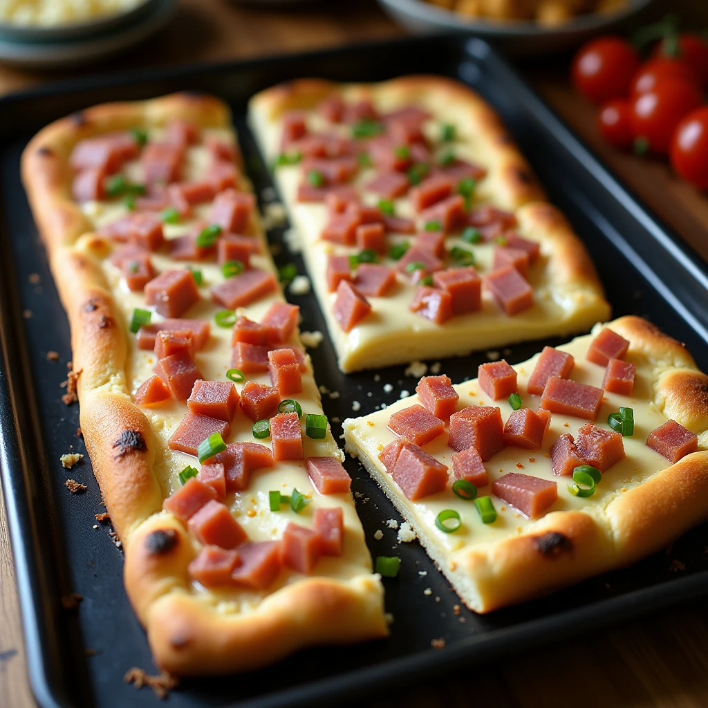 Flammkuchen Blechpizza