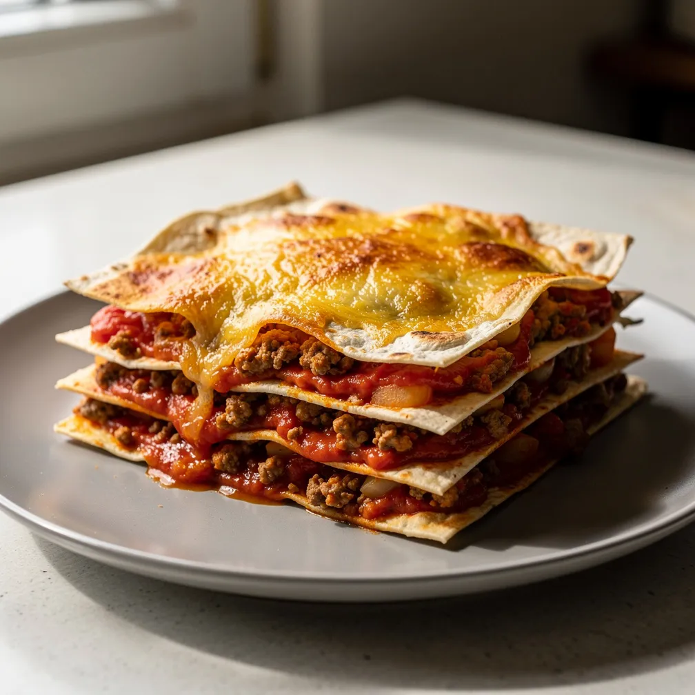 High Protein Wrap-Lasagne