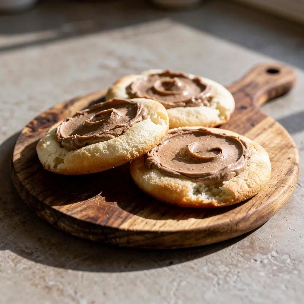 Cloud Bread mit Haselnusscreme