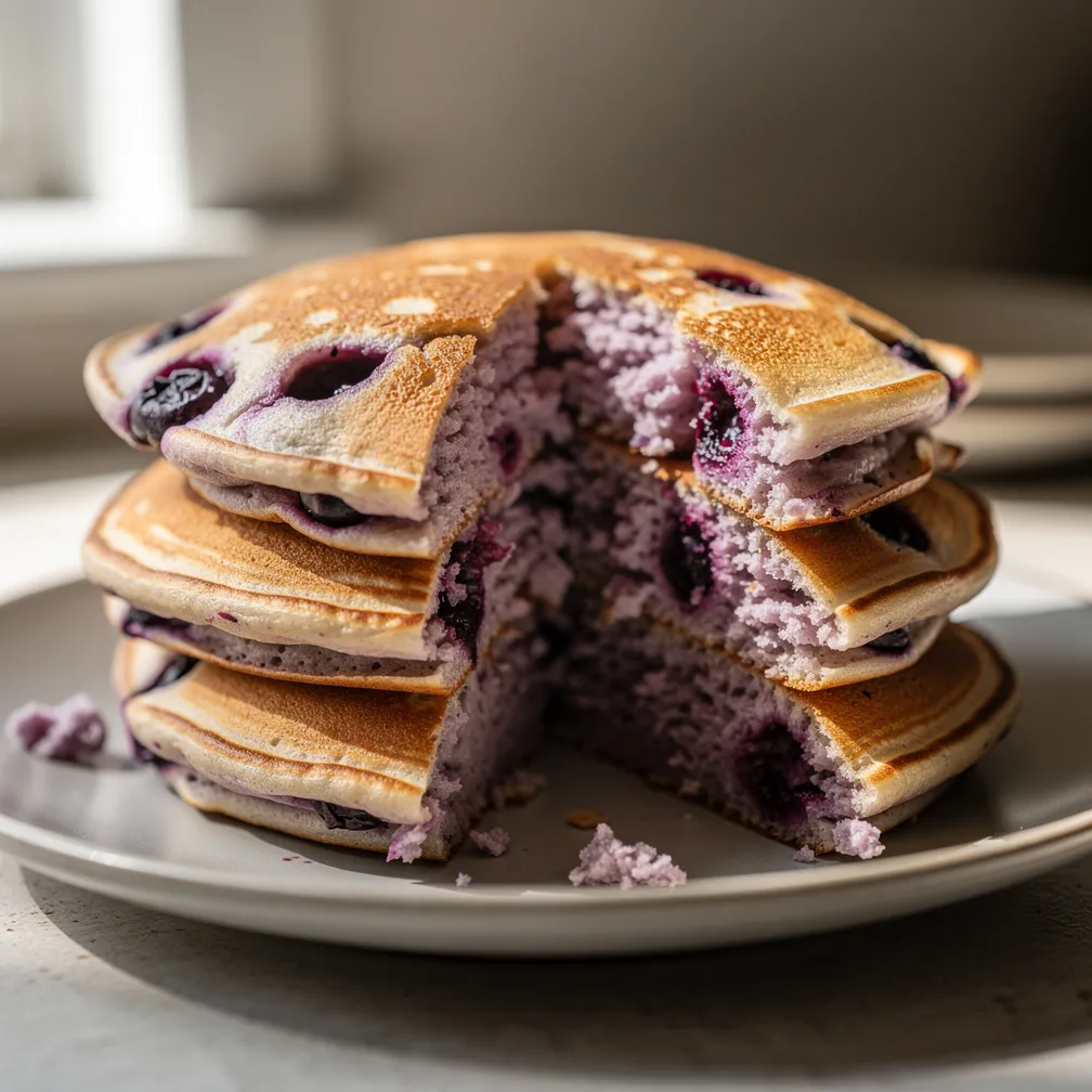 Blaubeer-Quark-Pfannkuchen